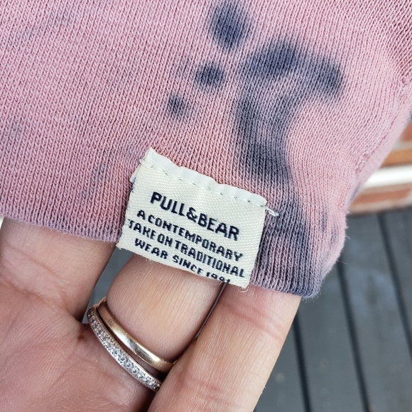 Pull & Bear tie dye crew neck sweatshirt - Picture 3 of 6